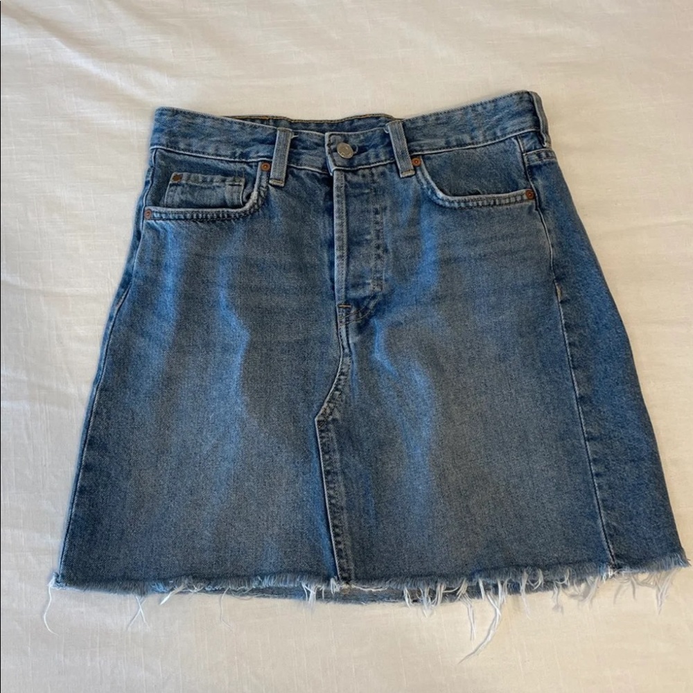 Denim skirt